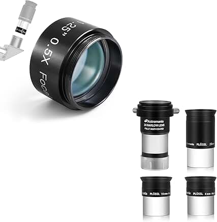 Multi-Coated 1.25-Inch Plossl Eyepieces and Barlow Kit