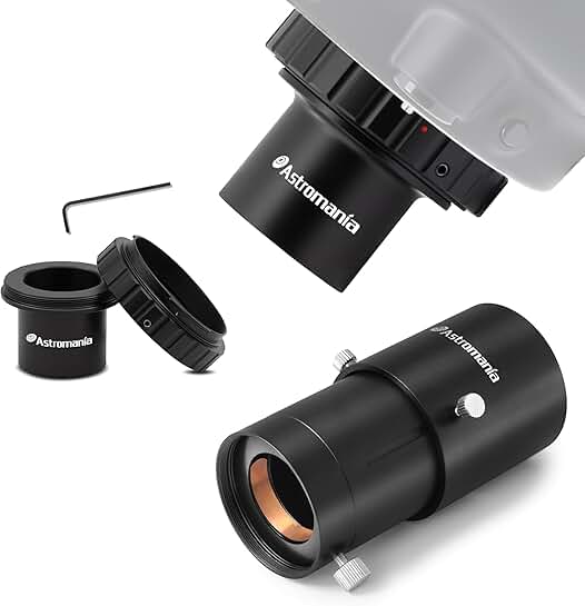 Extendable 2-Inch Metal Photo Adapter with T Ring and T Adapter