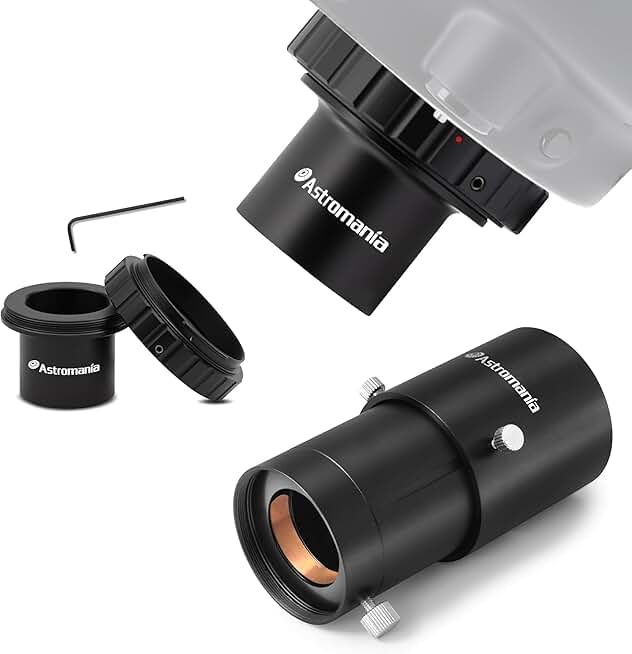 Extendable 2-Inch Metal Photo Adapter with T Ring and T Adapter