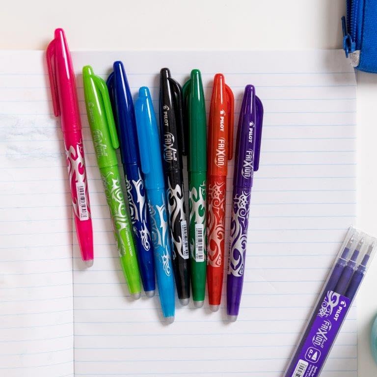 Black 0.7 mm Erasable Rollerball Pen