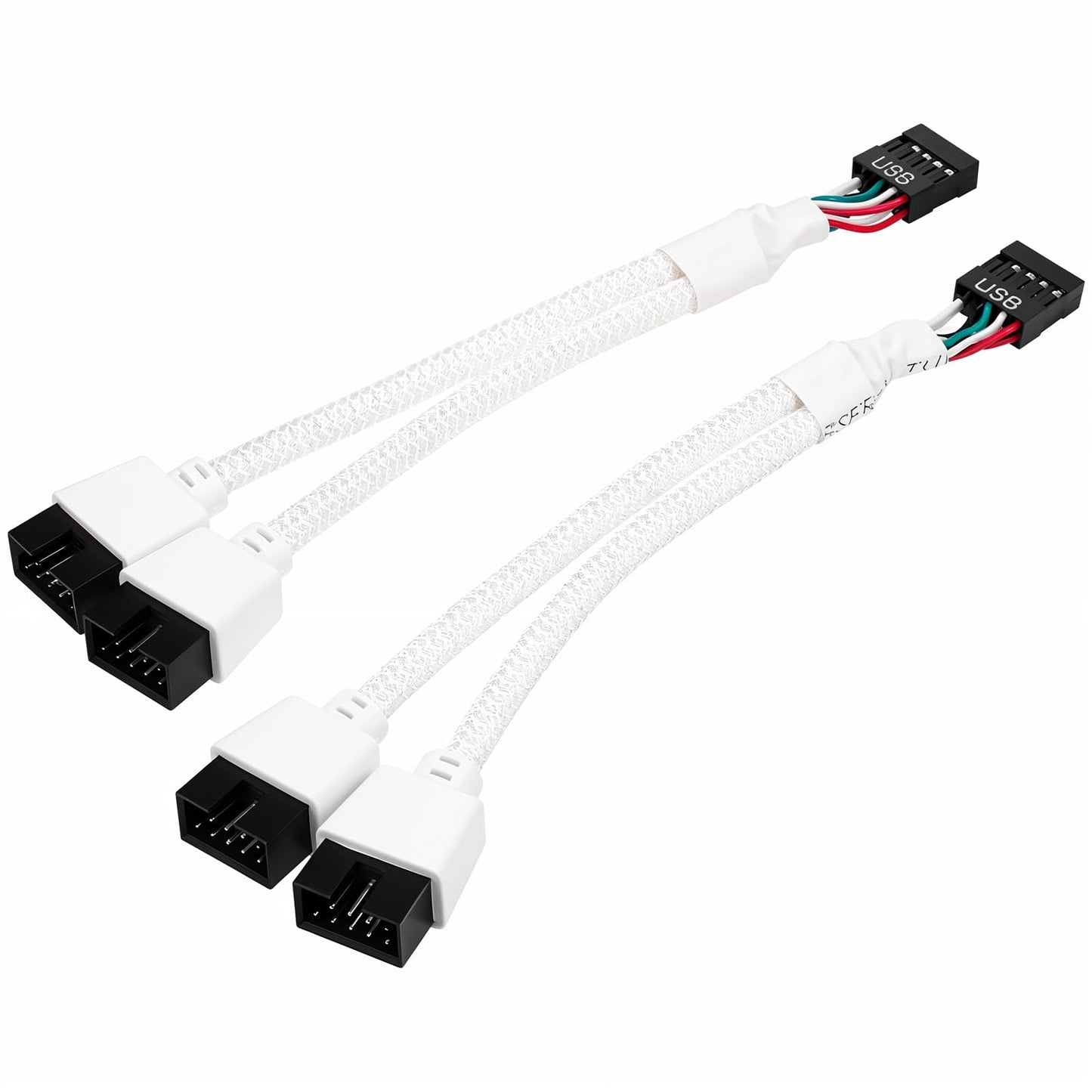 Two USB 2.0 Header Splitters for Motherboard
