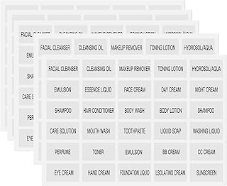150 Waterproof Labels for Bathroom and Beauty Bottles
