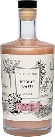 Luxury Charcoal Rose Bubble Bath for All Skin Types