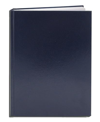 Blue leather executive journal with 168 pages