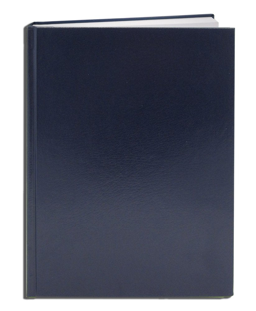Blue leather executive journal with 168 pages