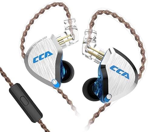 In-Ear Earphones with 5BA and 1DD Hybrid Drivers