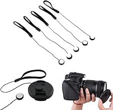 5 Pack Lens Cap Keeper for Camera Lens Covers
