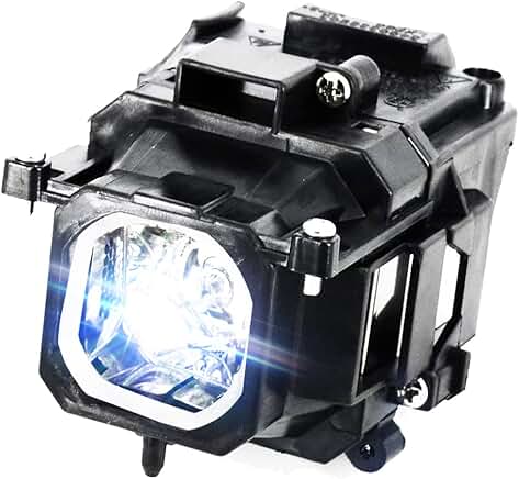 Replacement lamp bulb with housing for projector