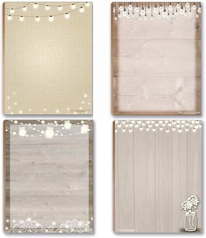 Winter Friends Letterhead, 8.5" x 11", 80 sheets