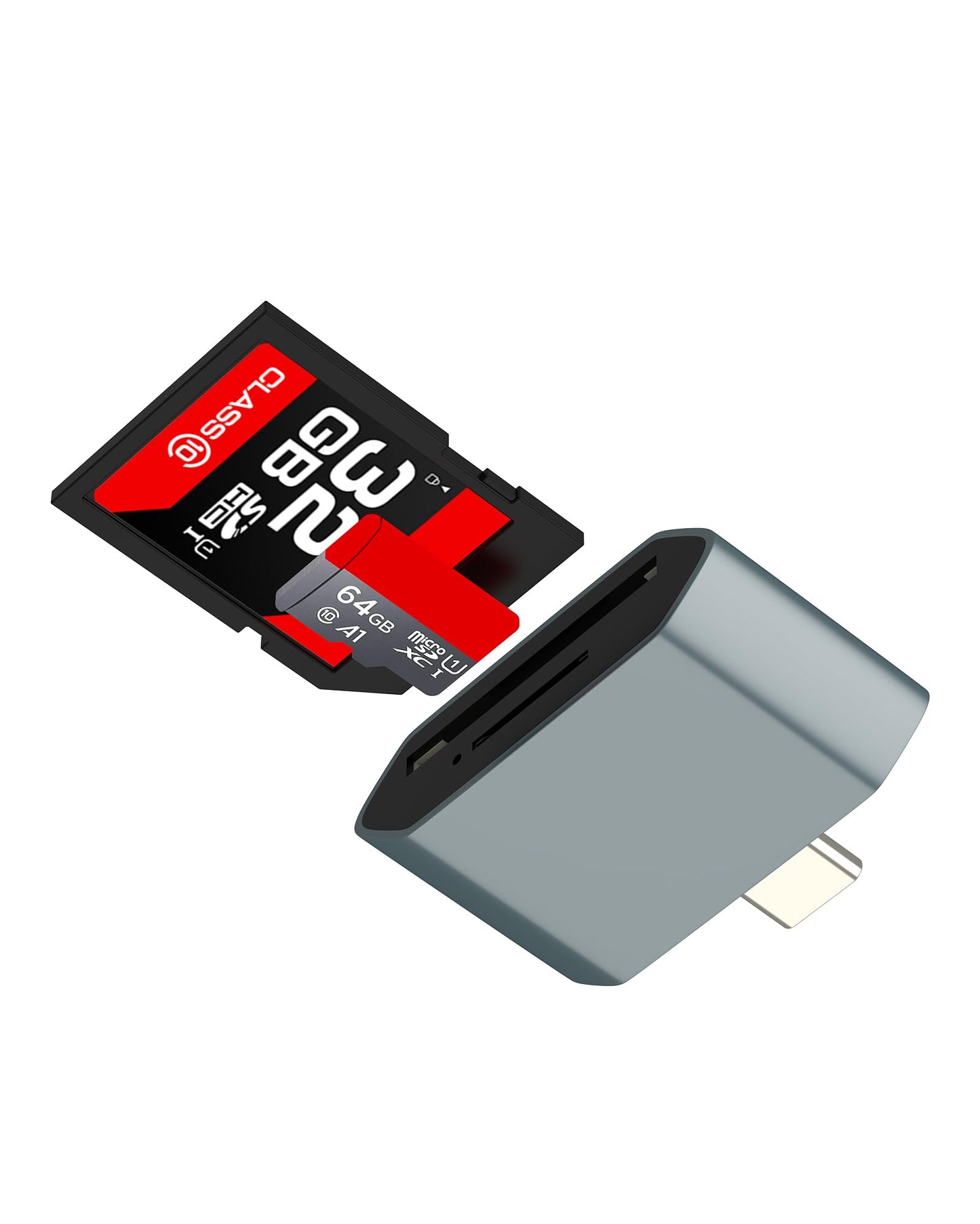 USB-C to Micro SD Card Reader for iPhone and iPad