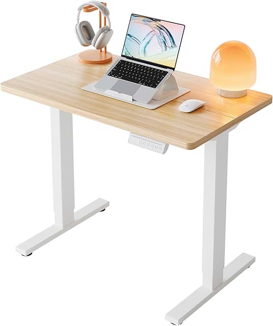 Small 32-inch Electric Standing Desk with Adjustable Height