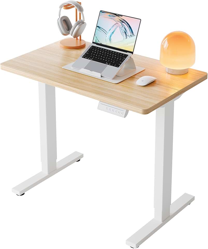 Small 32-inch Electric Standing Desk with Adjustable Height