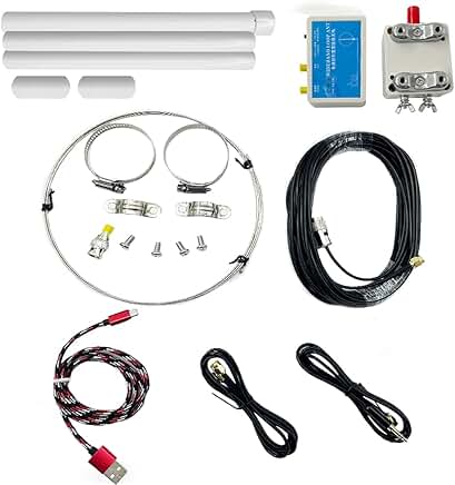Active Loop Broadband Radio Antenna 100kHz-180MHz 20dBi