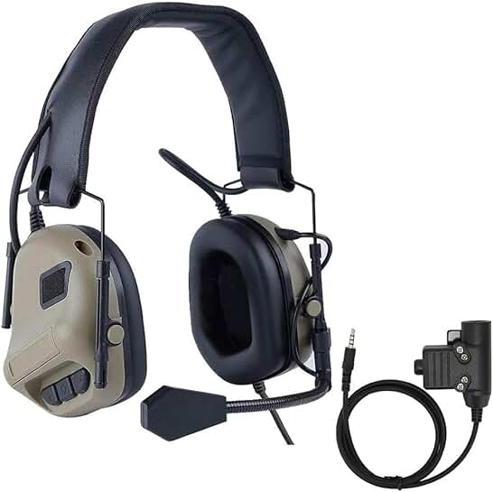 Tactical Headset with Microphone for Phone