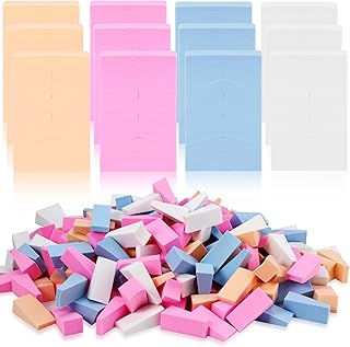Set of 480 Triangle Makeup Sponges in 4 Colors