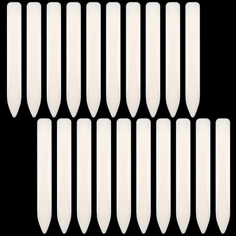 20 Plastic Bone Folders for Paper and Leather Crafts