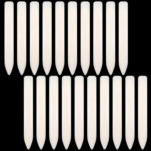 20 Plastic Bone Folders for Paper and Leather Crafts