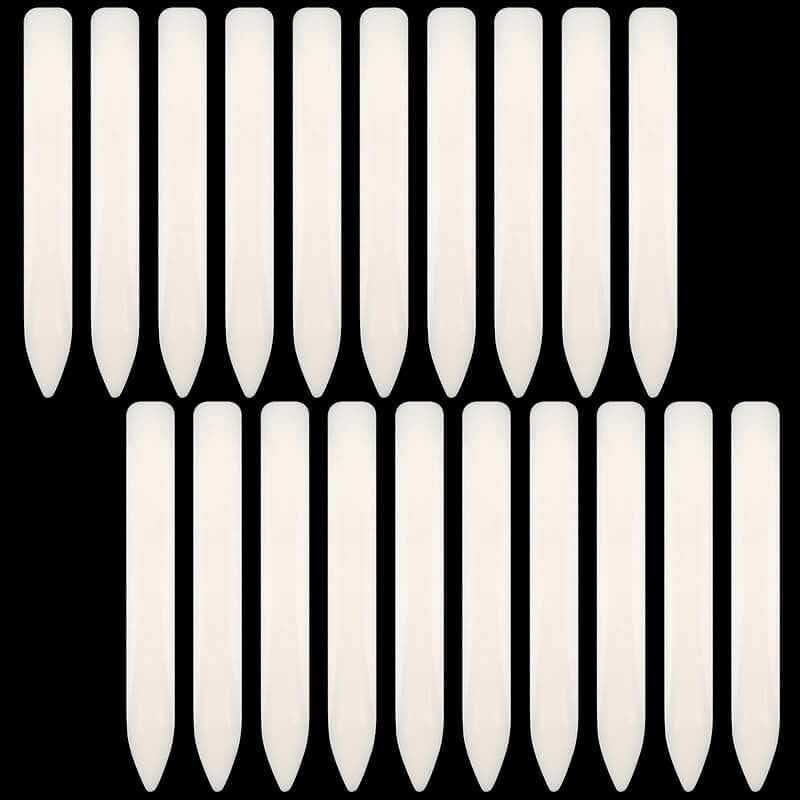 20 Plastic Bone Folders for Paper and Leather Crafts