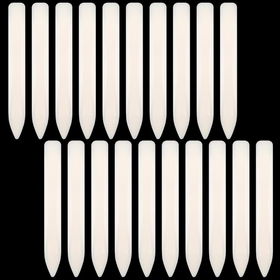 20 Plastic Bone Folders for Paper and Leather Crafts