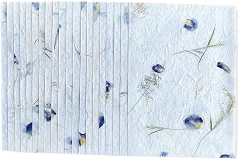 Handmade Mulberry Paper, A4, 20 Sheets, Butterfly Pea Flowers