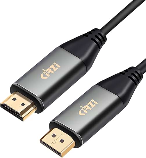 4K DisplayPort to HDMI Cable, 66ft, Aluminum Shell
