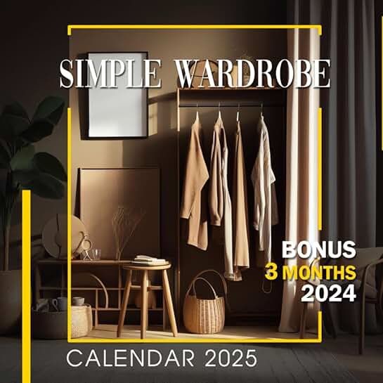 2025 Wardrobe Calendar with Holidays and Notes