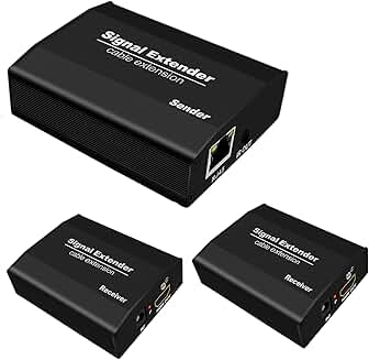 HDMI Extender Over Cat5e/6, 558 ft, 1080p, Plug & Play