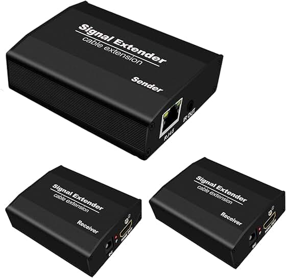 HDMI Extender Over Cat5e/6, 558 ft, 1080p, Plug & Play