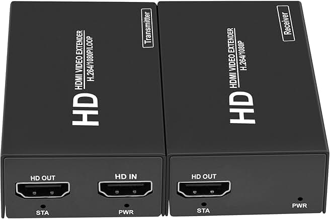 HDMI Extender Over Ethernet, 500 ft, 1080p