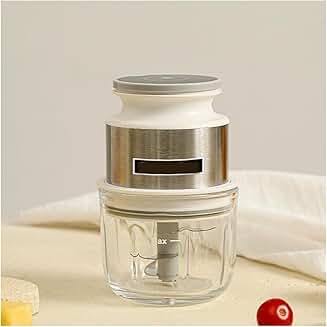 Small Cordless Food Chopper with Glass Bowl
