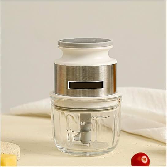Small Cordless Food Chopper with Glass Bowl