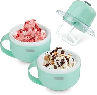 Multi-Purpose Soft Serve Ice Cream Maker with 2 Bowls