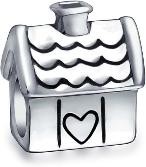 Heart-shaped charm for new homeowners and families
