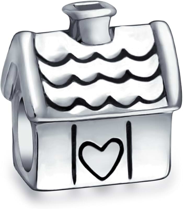 Heart-shaped charm for new homeowners and families