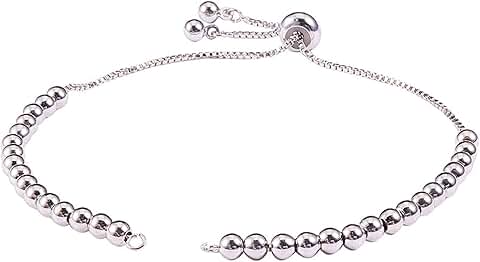 10pcs Adjustable Slider Chains for DIY Bracelets