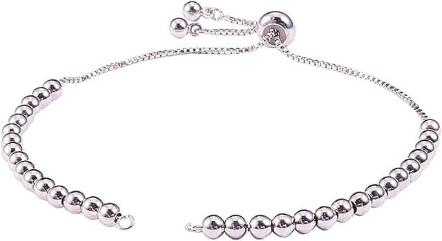 10pcs Adjustable Slider Chains for DIY Bracelets