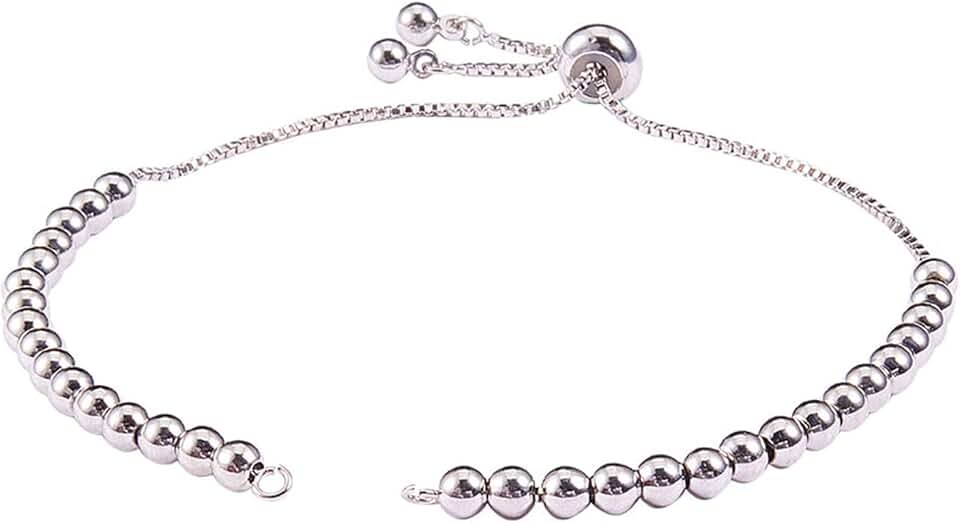 10pcs Adjustable Slider Chains for DIY Bracelets