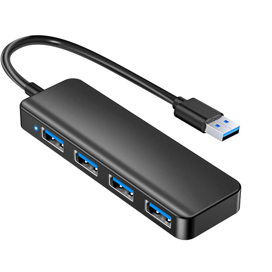 USB 3.0 Multiport Hub and Splitter, 0.3m Black