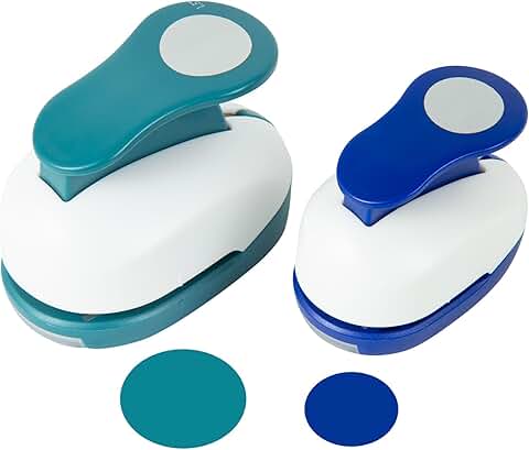 2-Piece Circle Cutter Set for Paper Crafts