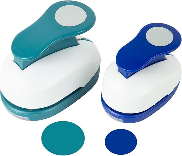 2-Piece Circle Cutter Set for Paper Crafts