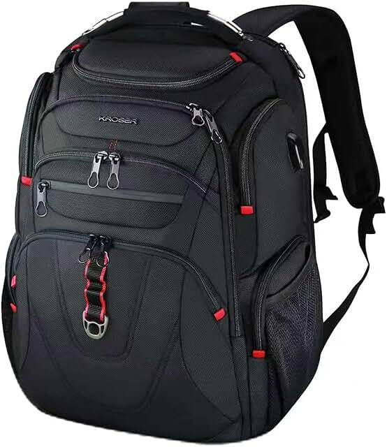 TSA Friendly 17.3 Inch Water-Repellent Laptop Backpack