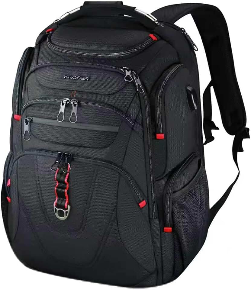 TSA Friendly 17.3 Inch Water-Repellent Laptop Backpack