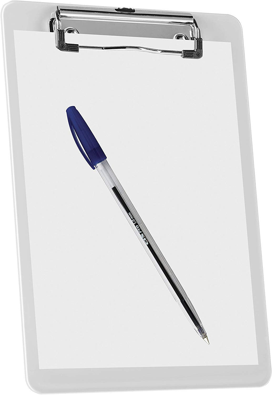 Set of 6 Clear Plastic A5 Memo Clipboards