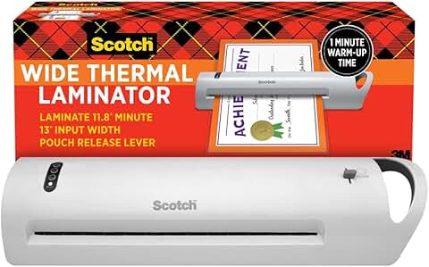 Thermal Laminator, 13-Inch Wide, for Office and Home