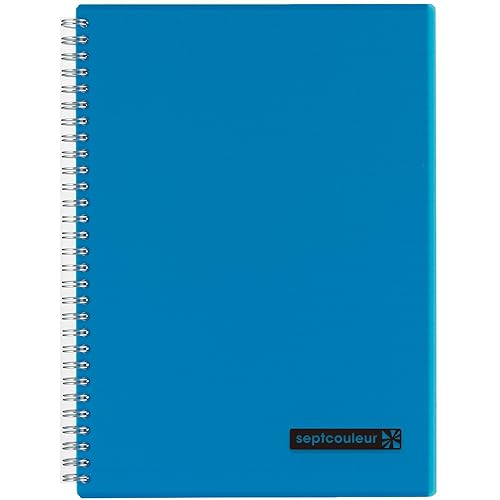 Blue B5 Notebook with Septocrule Grid