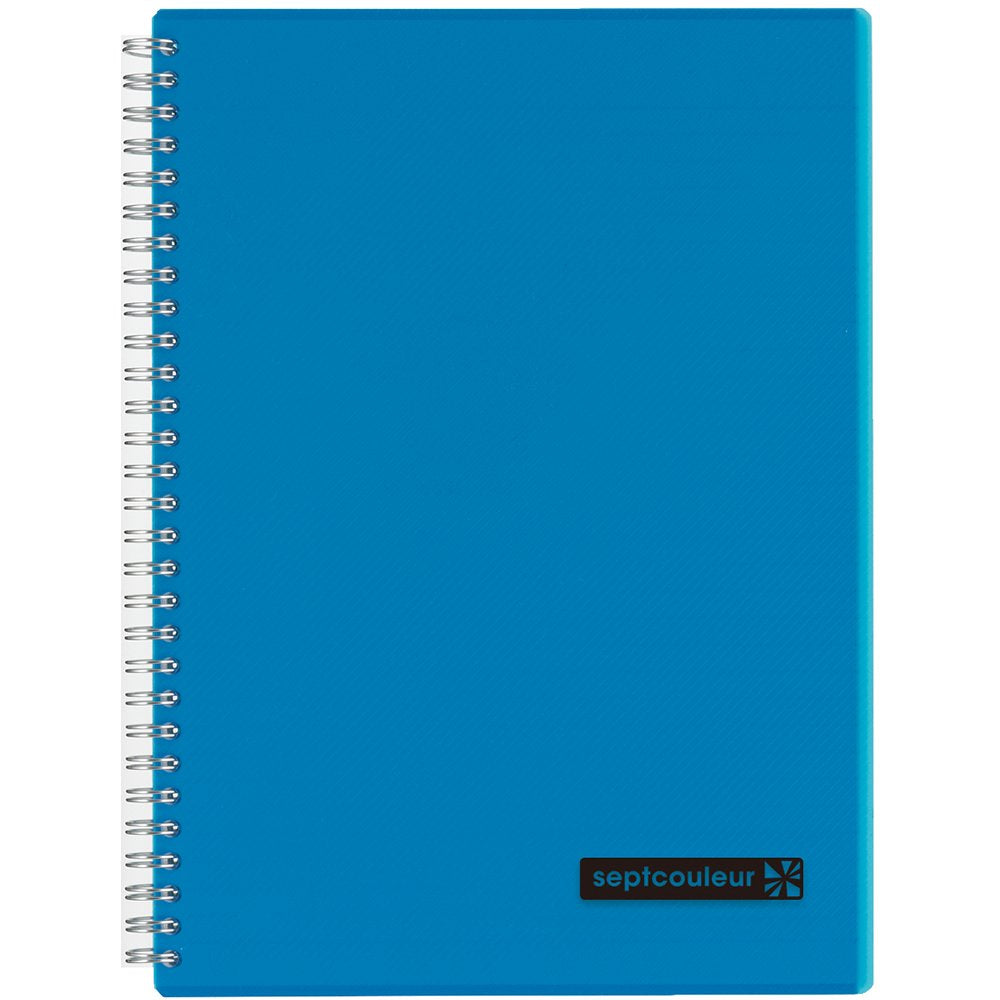 Blue B5 Notebook with Septocrule Grid
