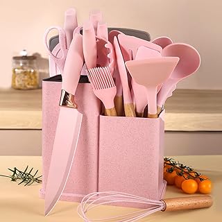 19-Piece Kitchen Utensil and Knife Set