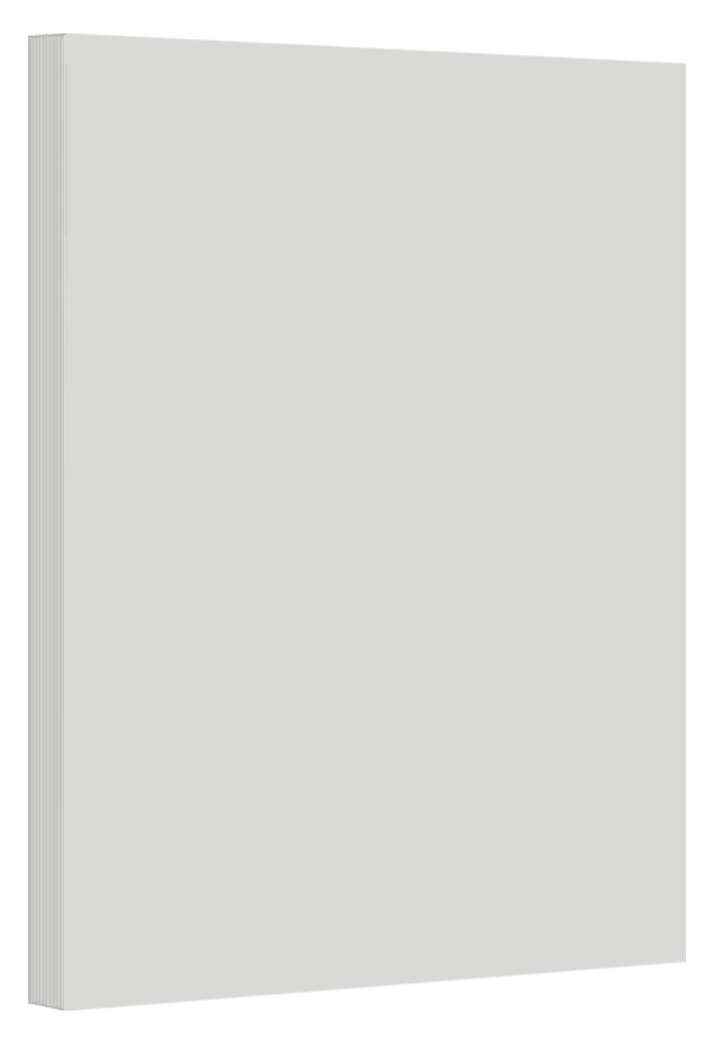 Gray pastel color card stock, 8.5 x 11, 50 sheets