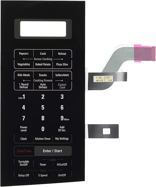 Upgraded Switch Membrane for Microwave Oven