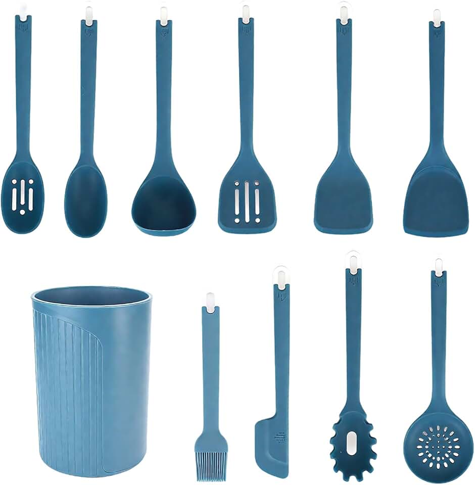 11-Piece Non-Stick Silicone Cooking Utensil Set